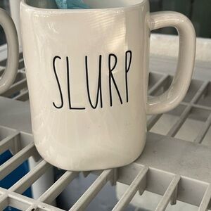 Rae Dunn Ceramic Mug  'SLURP'